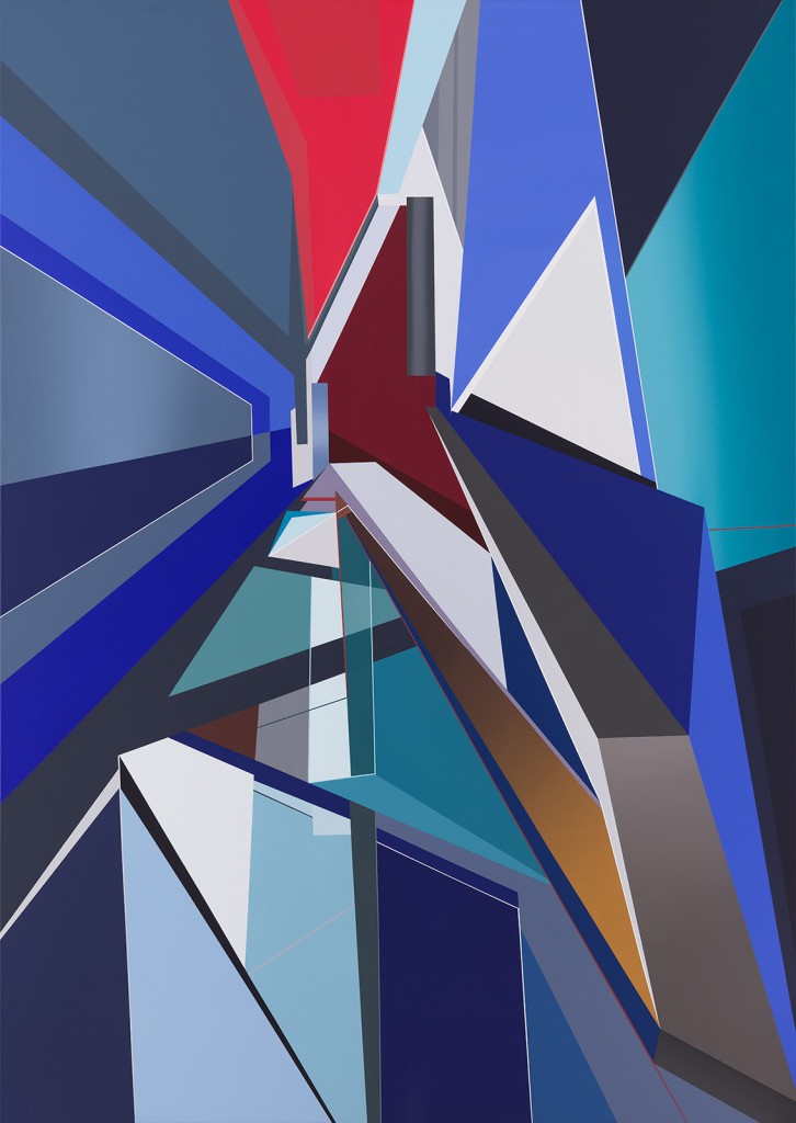 Tanja Rochelmeyer O.T. 0415, 2015, 170 x 120cm, Acryl auf Leinwand