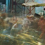 “Street Market, Varanasi, India (11.03 – 11.08 Uhr, 2.1.2006)“